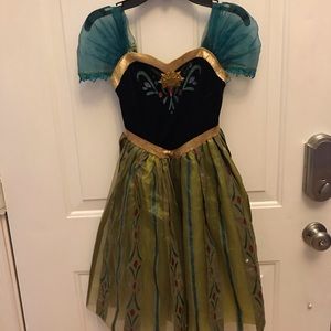 Frozen Anna Costume SZ 4-6x with Sceptre